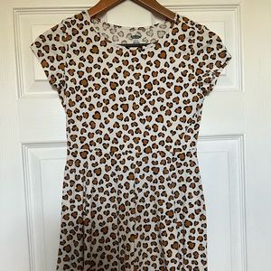 Old Navy Girl’s Cheetah Heart Teeshirt Dress